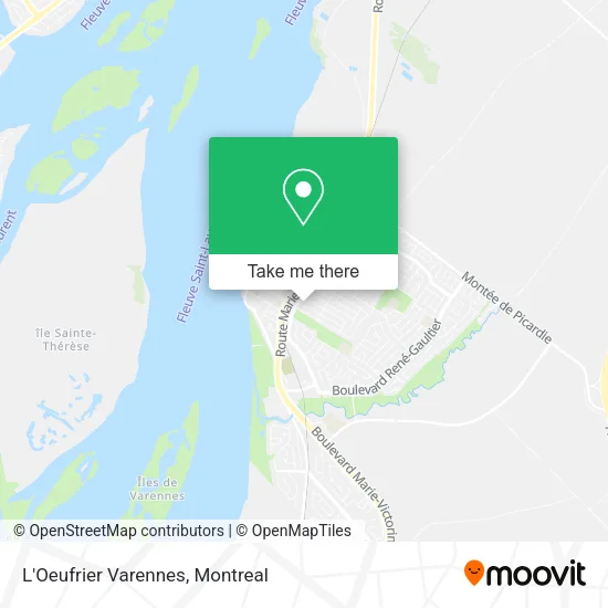 L'Oeufrier Varennes map