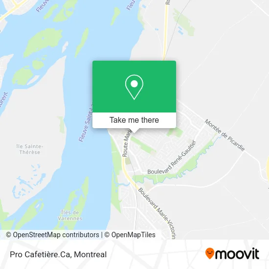 Pro Cafetière.Ca map