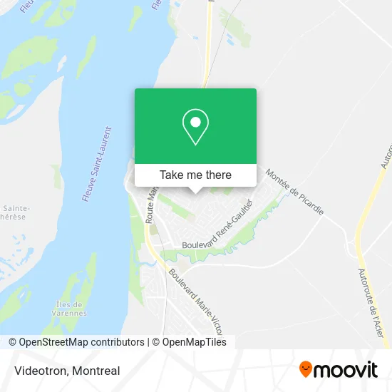 Videotron map
