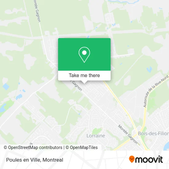 Poules en Ville map