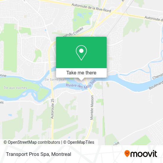 Transport Pros Spa map