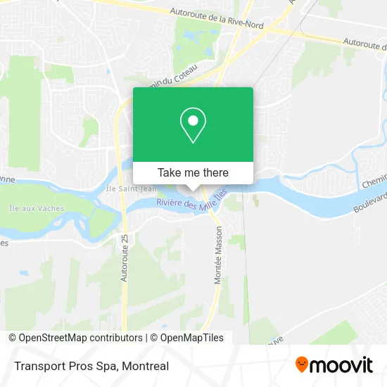 Transport Pros Spa map