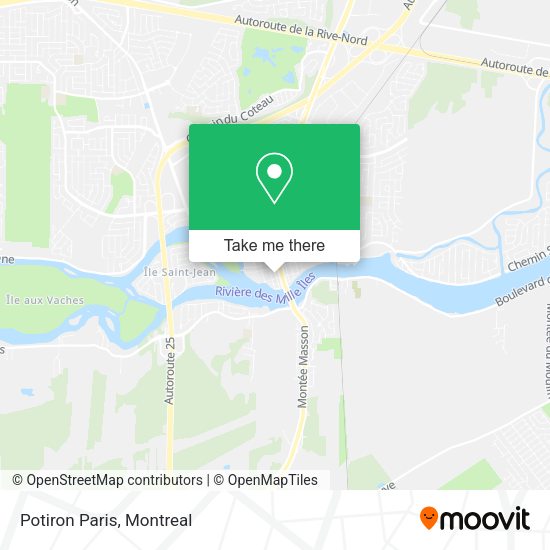 Potiron Paris map