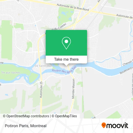 Potiron Paris map