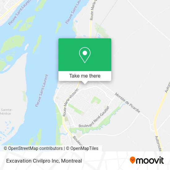 Excavation Civilpro Inc map