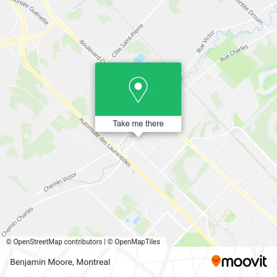 Benjamin Moore map
