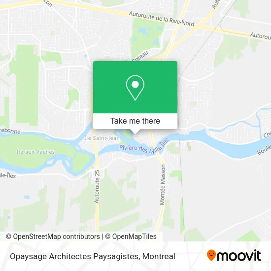 Opaysage Architectes Paysagistes map