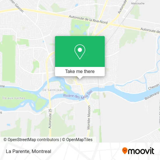 La Parente map