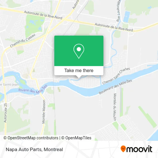 Napa Auto Parts map