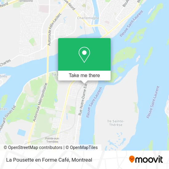 La Pousette en Forme Café map