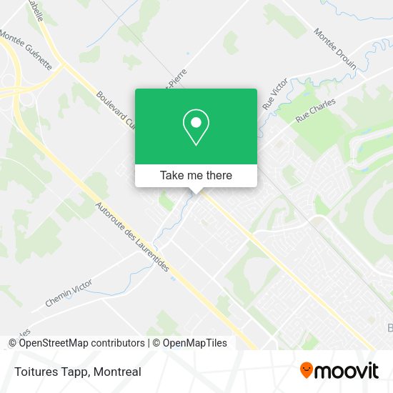 Toitures Tapp map