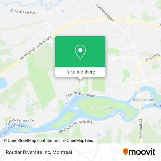 Routier Diversite Inc map
