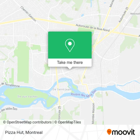Pizza Hut map