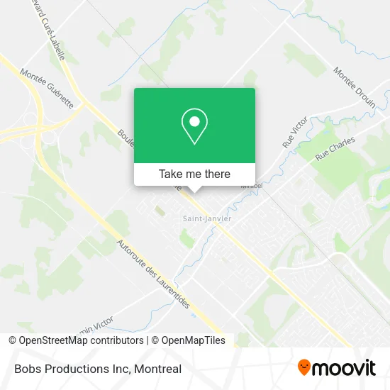 Bobs Productions Inc map