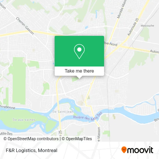 F&R Logistics map