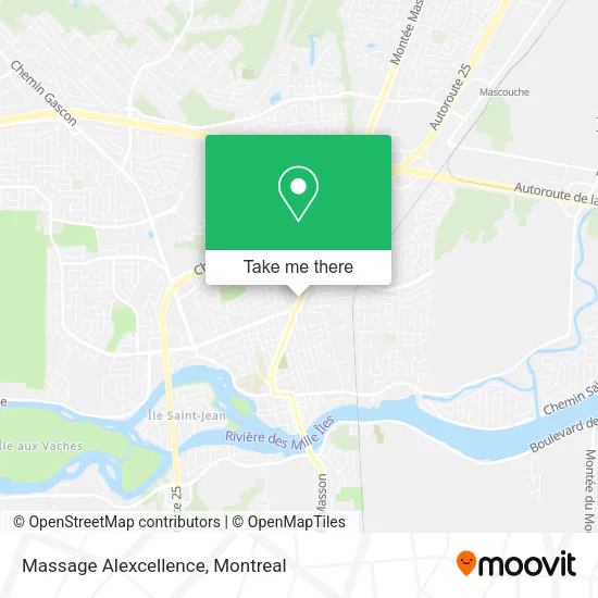 Massage Alexcellence map