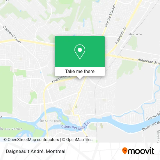 Daigneault André map