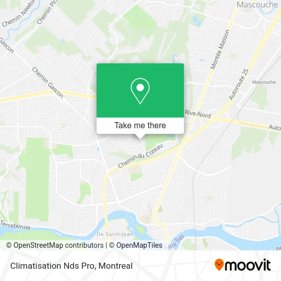 Climatisation Nds Pro map