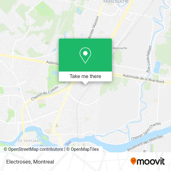 Electroses map