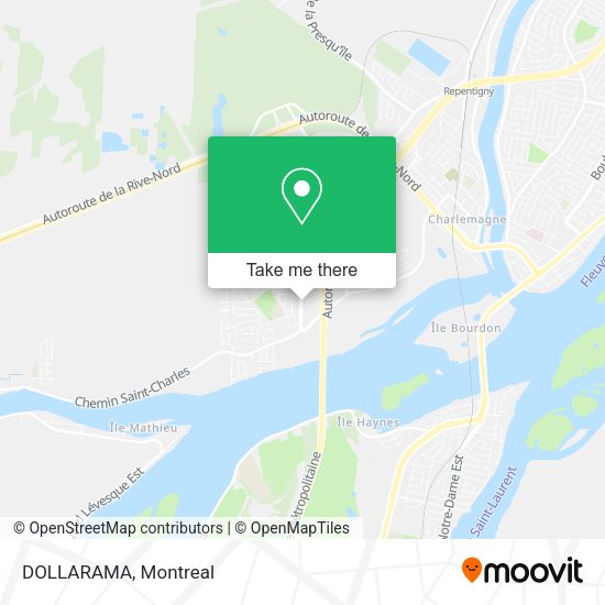 DOLLARAMA map