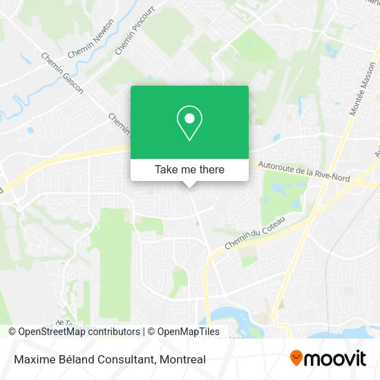 Maxime Béland Consultant map