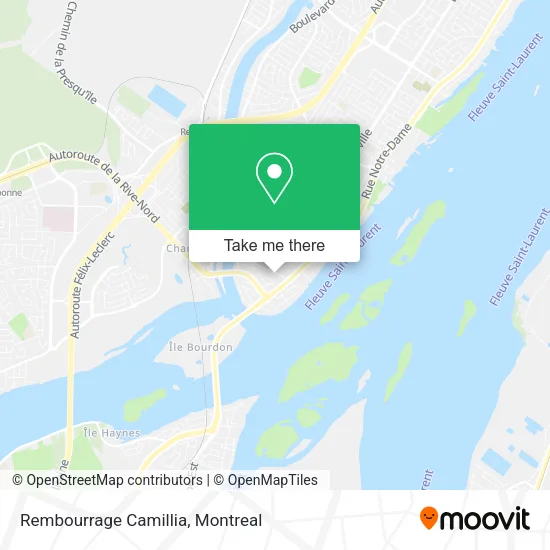 Rembourrage Camillia map