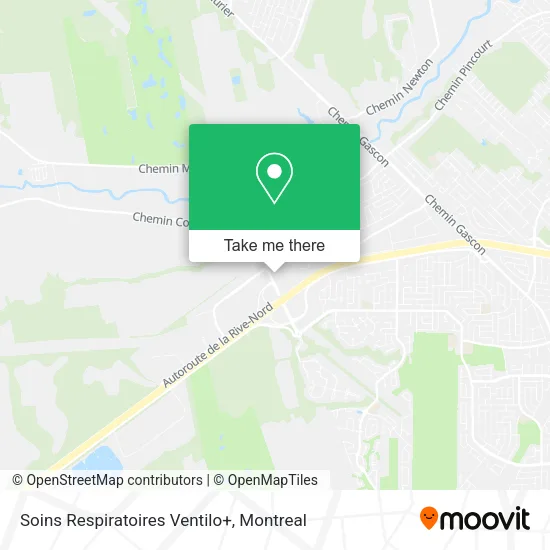 Soins Respiratoires Ventilo+ map