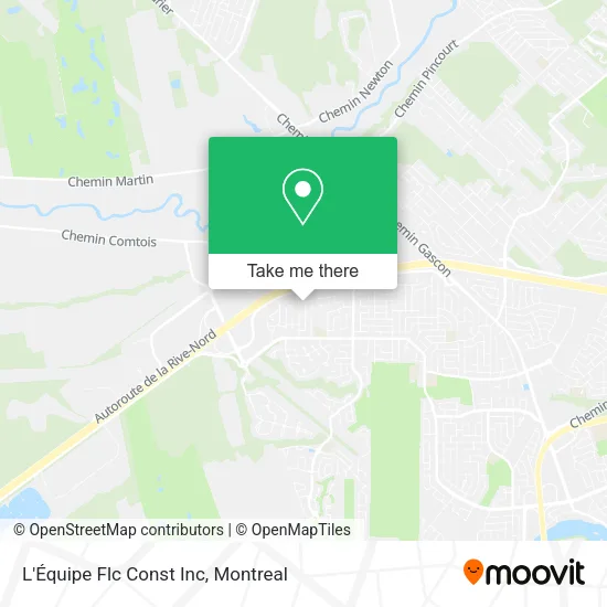 L'Équipe Flc Const Inc map