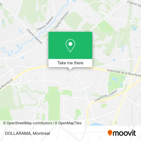 DOLLARAMA map
