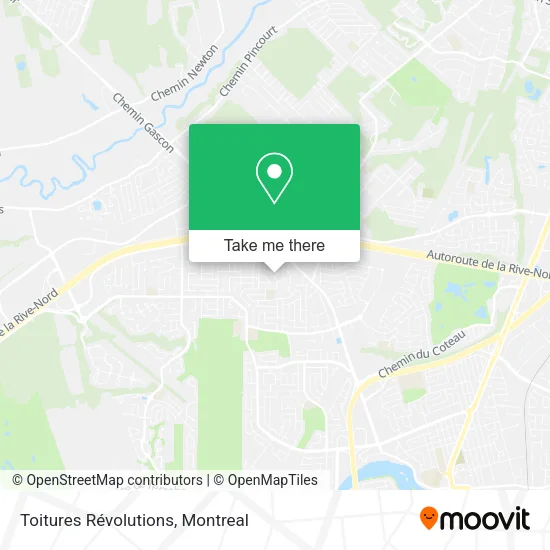 Toitures Révolutions map