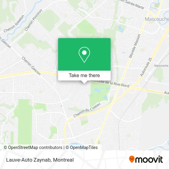 Lauve-Auto Zaynab map