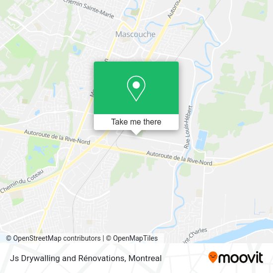 Js Drywalling and Rénovations map