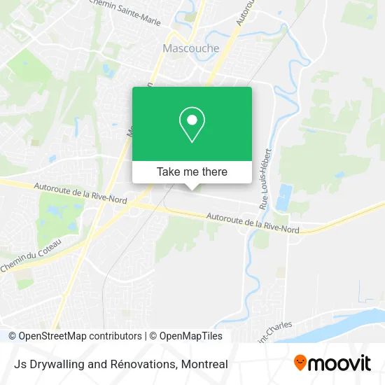 Js Drywalling and Rénovations map