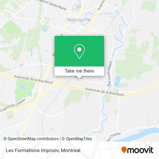 Les Formations Improov map