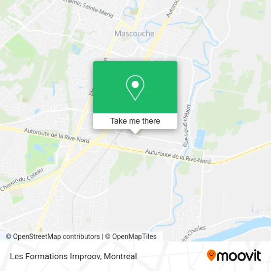 Les Formations Improov map