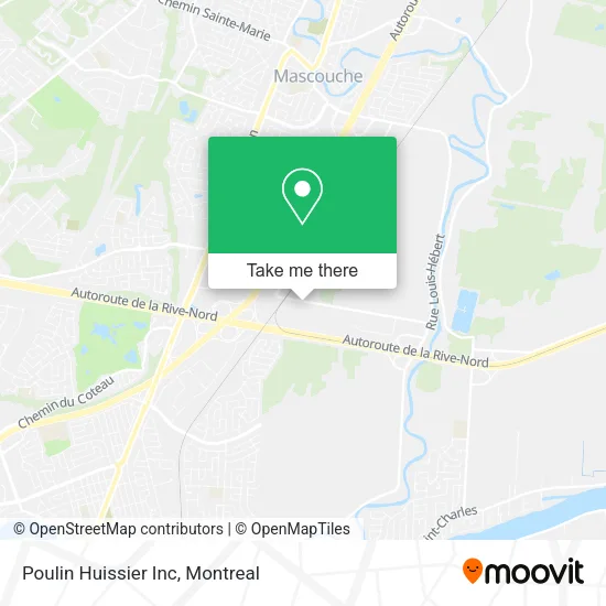 Poulin Huissier Inc map