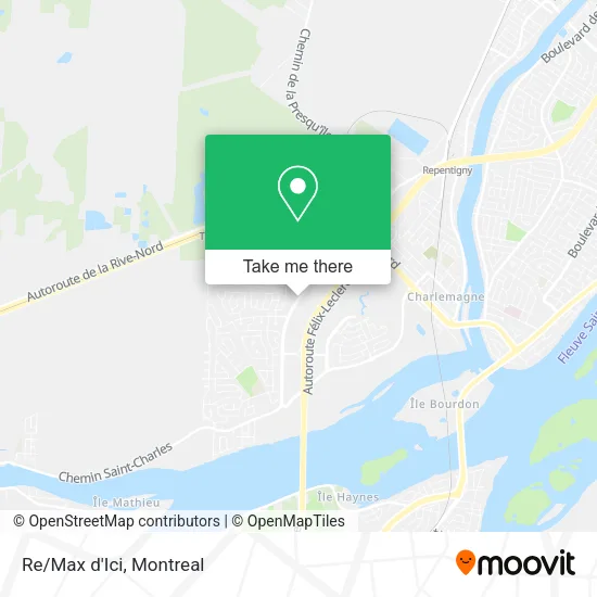 Re/Max d'Ici map