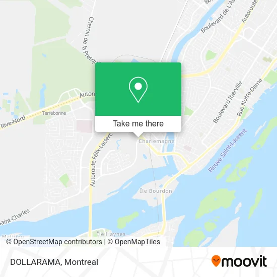 DOLLARAMA map