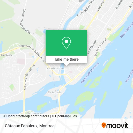 Gâteaux Fabuleux map