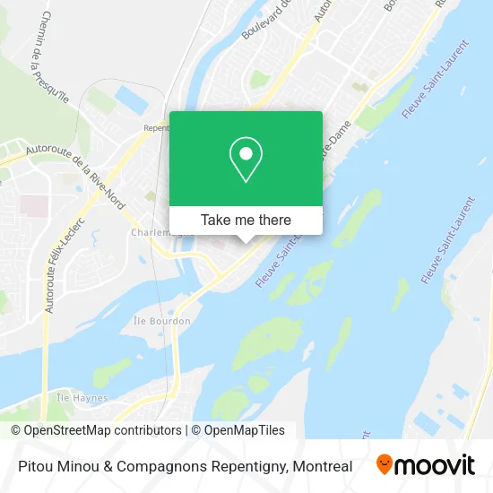 Pitou Minou & Compagnons Repentigny map