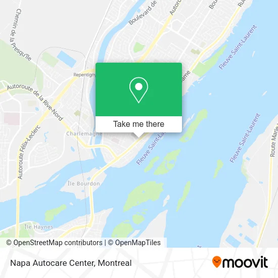 Napa Autocare Center map