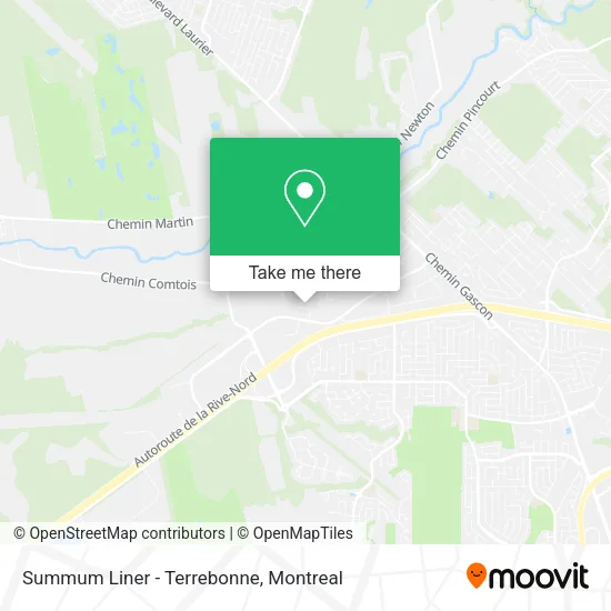 Summum Liner - Terrebonne map