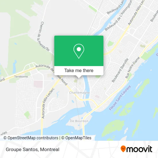 Groupe Santos map