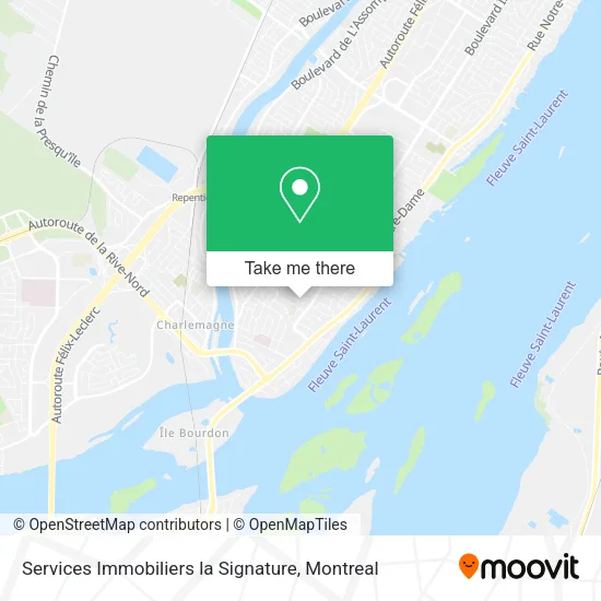 Services Immobiliers la Signature map