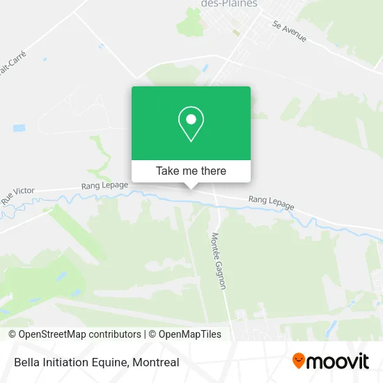 Bella Initiation Equine map
