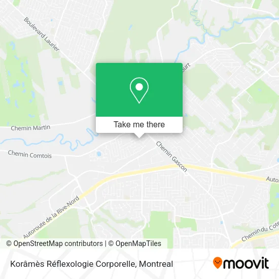 Korâmès Réflexologie Corporelle map
