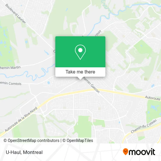U-Haul map
