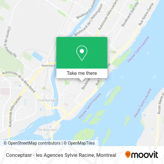 Conceptasr - les Agences Sylvie Racine map