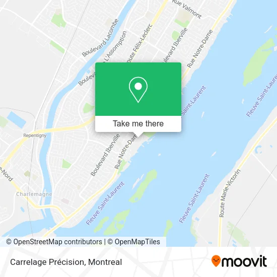 Carrelage Précision map