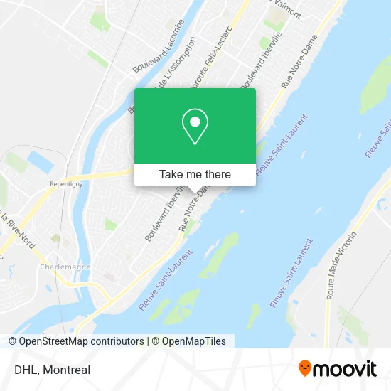 DHL map